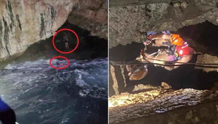 Sığındıkları mağarada mahsur kaldılar: ‘Operasyon’la kurtarıldılar