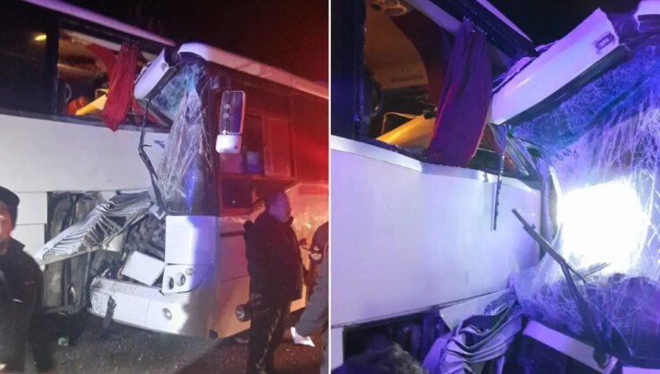 Sinop’ta feci kaza… Servis otobüsü yolcu otobüsüne çarptı: Çok sayıda yaralı var!