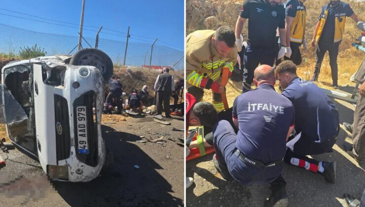 Şırnak’ta feci kaza… Hafif ticari araç ile otomobil çarpıştı: Çok sayıda yaralı var!