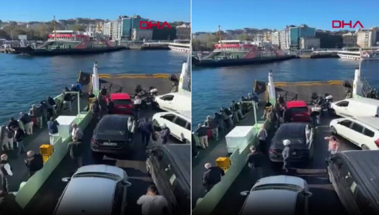 Son Dakika… Sirkeci’de feribot iskeleye çarptı!