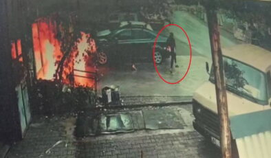 Tamirhanede otomobil alev aldı: 2 yaralı