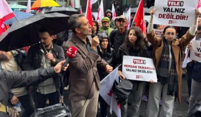 Tele 1’e dayanışma: ‘Gerçeği böyle susturabileceklerini sanıyorlarsa yanılıyorlar’