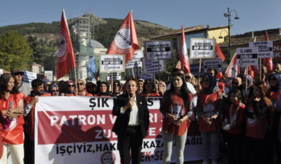 Tokat’ta tekstil işçilerinin eylemi 13. gününde sürüyor