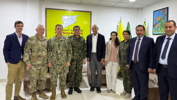 Tom Barrack, Mazlum Abdi ile görüştü