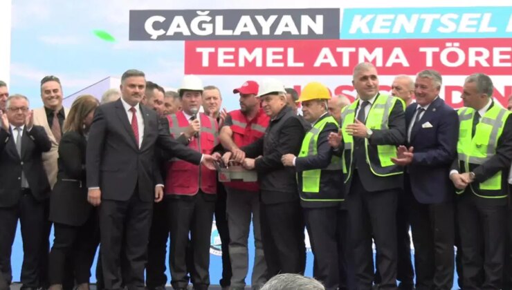 Trabzon’da Çağlayan Kentsel Dönüşüm Projesi’nin temeli törenle atıldı