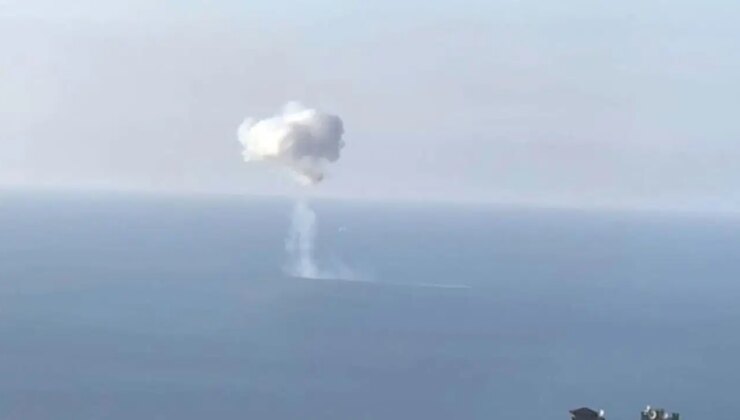 Trabzon’da panik anları: Denizdeki patlama sesi ilçede duyuldu