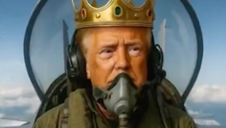 Trump, ‘Krallara Hayır’ gösterilerine yapay zeka videosuyla cevap verdi