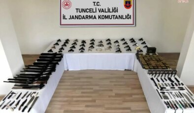 Tunceli merkezli 31 ilde düzenlenen silah kaçakçılığı operasyonunda 60 gözaltı