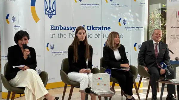 Ukrayna Büyükelçiliği’nde kitap tanıtımı yapıldı: Savaş, çocukların gözünden anlatıldı