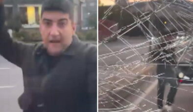 Ümraniye’de trafik tartışmasında aracın camını yumruklayıp kırdı