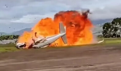 Venezuela’da kalkış yapan uçak piste düştü: 2 ölü, 2 yaralı