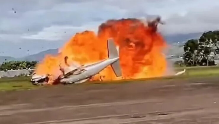 Venezuela’da kalkış yapan uçak piste düştü: 2 ölü, 2 yaralı