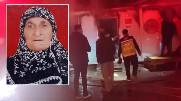 Adıyaman’da acı ölüm: 90 yaşındaki kadın, kaldığı konteynerde çıkan yangında yaşamını yitirdi