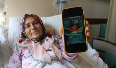 Amasya’da karnından 9 kiloya yakın kitle çıkartıldı