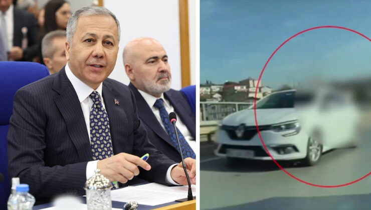 Bakan Yerlikaya ‘Gereği yapıldı’ sözleriyle duyurdu: İstanbul’da aracıyla, bir başka sürücünün önünü kesen kişi yakalandı