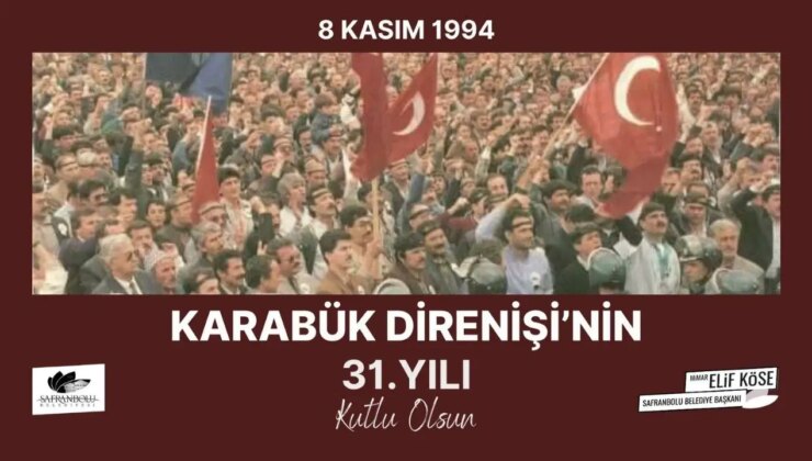 Başkan Elif Köse’den 8 Kasım mesajı