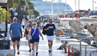 Bodrum’a kruvaziyer turizmi doludizgin devam ediyor