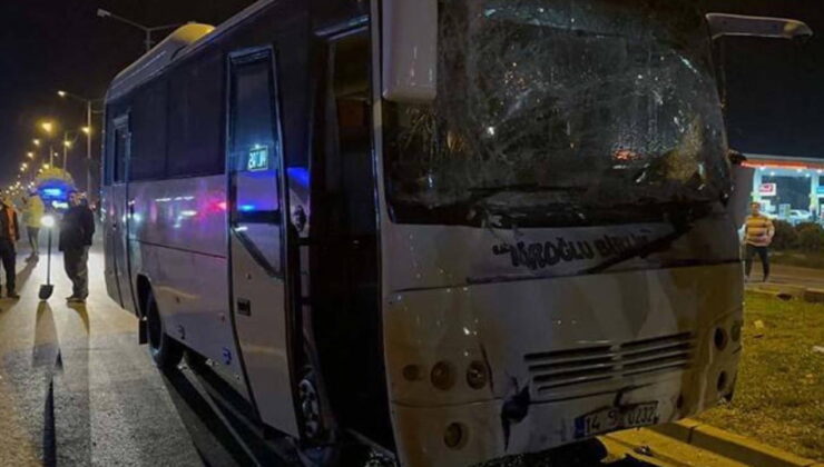Bolu’da işçileri taşıyan 3 midibüs çarpıştı: 11 yaralı