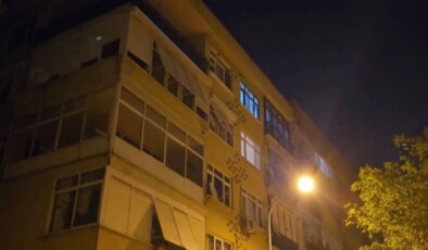 Bu kez adres İstanbul! Kolonlarında çatlaklar oluşan 4 katlı bina tahliye edildi