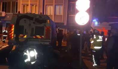 Bursa’da çöp kamyonu bir kişiyi ezdi