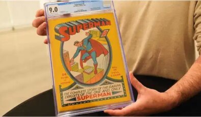 Çatı katında bulunan ilk Superman sayısı rekor fiyata satıldı