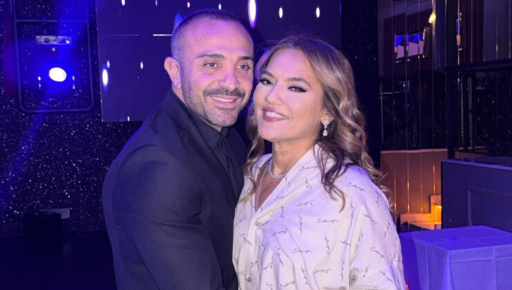 Demet Akalın ve Okan Kurt 14. yıllarını kutladı! Özel partiden görüntüler var