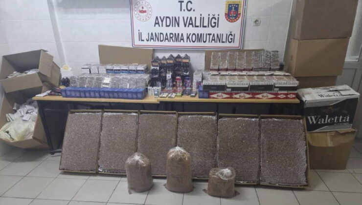 Didim’de 1,4 milyon değerinde kaçak sigara ele geçirildi