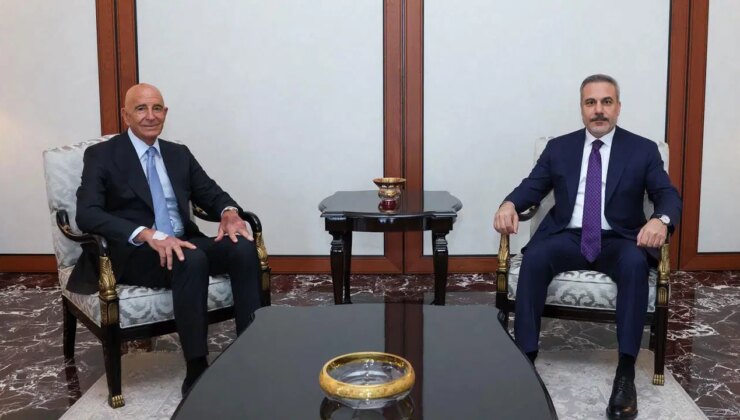 Dışişleri Bakanı Hakan Fidan, ABD’nin Ankara Büyükelçisi Tom Barrack ile bir araya geldi