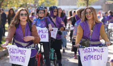 Diyarbakır’da kadınlar şiddetsiz bir yaşam için pedal çevirdi