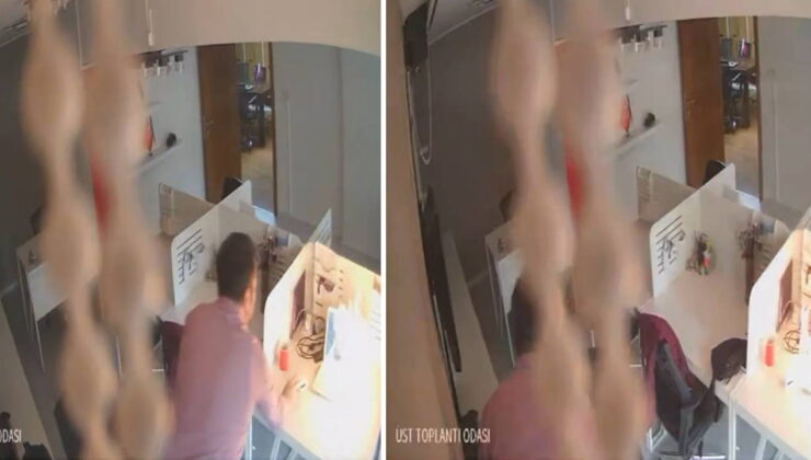 Dizüstü bilgisayarı bomba gibi patladı: O anlar kamerada