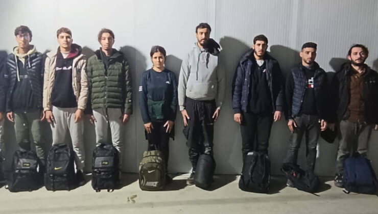 Edirne’de 9 kaçak göçmen yakalandı!