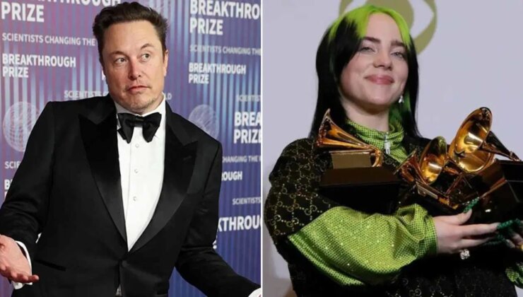 Elon Musk’tan Billie Eilish’e sert yanıt: ‘Zekası pek parlak sayılmaz’