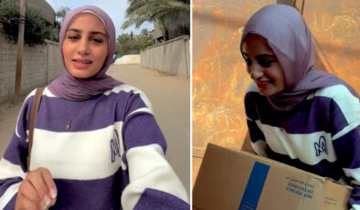 Gazzeli Savsan: Bu gıda kolisi Türkiye’den gelmiş, yaşasın Türkiye