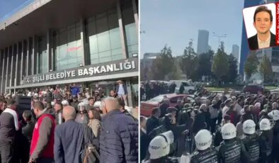 Gerekçe: CHP’li olmaları… Şişli Belediyesi önünde ‘işten çıkarma’ protestosu!
