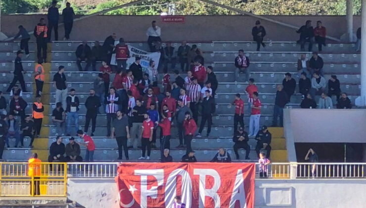 Giresun’da tribünlerde çevre protestosu: Iğdır hoş geldin, Alagöz defol