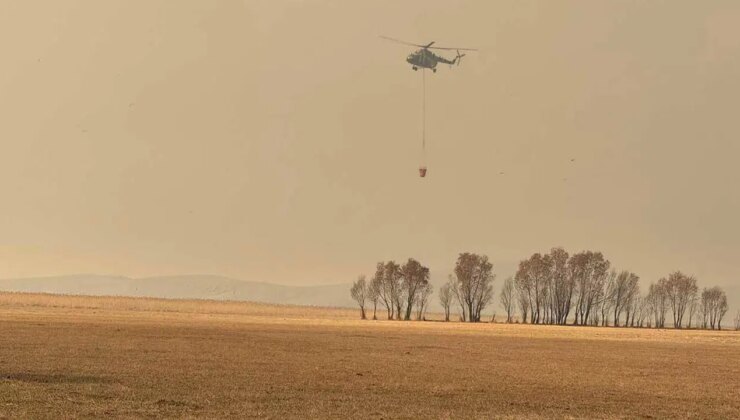 Hakkari’de Nehil Sazlığı’nda korkutan yangın!
