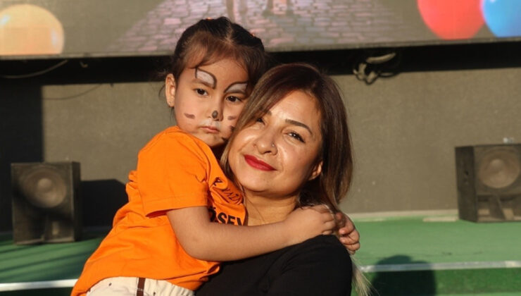 Hatay’da kanseri yenene minik Ceylin için balon uçuruldu