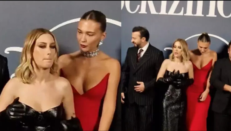 Hazal Kaya ve Melisa Döngel galada yer krizi yaşadı! O anlar sosyal medyada gündem oldu