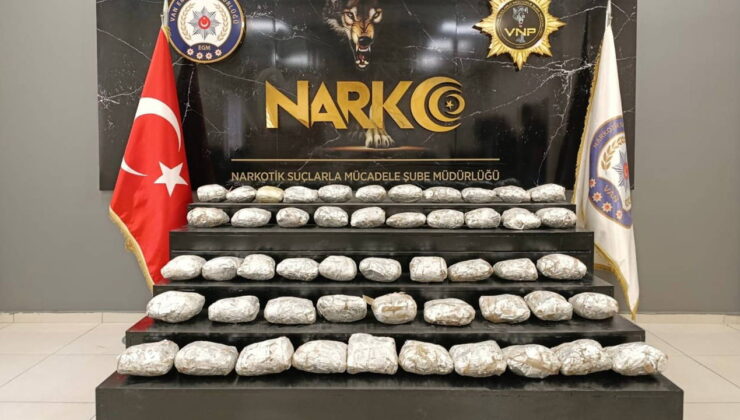 İki adrese operasyon… Van’da 134 kilo uyuşturucu ele geçirildi: 6 tutuklama!