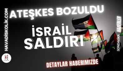 İsrail ATEŞKESİ BOZDU! Filistine saldırı! GAZZE