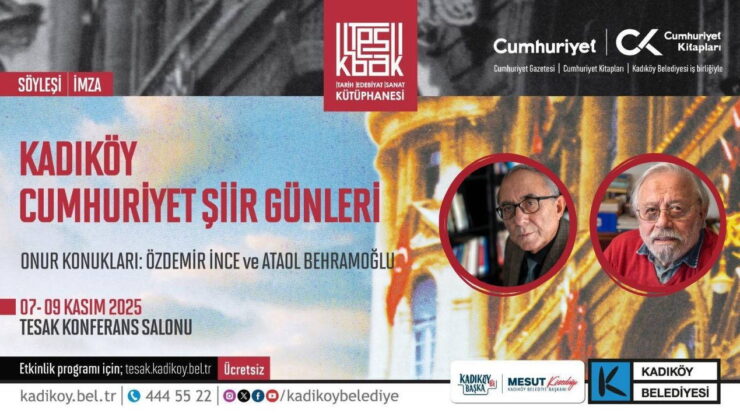 Kadıköy’de şiir günleri başlıyor!