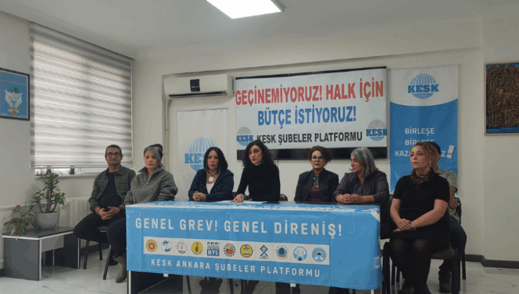 KESK bütçe eylem takvimini açıkladı: ‘Bütçenin harcadığı her 100 liranın 47’si sermayeye gidiyor’