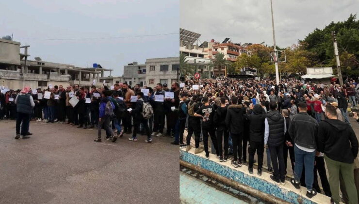 Lazkiye’de gerginlik tırmandı: Silahlı gruplar, Alevilerin protestosuna karşı sahaya indi