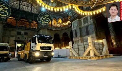 O görüntülere tepki yağdı: Ağır tonajlı araçlar içeriye neden girdi?