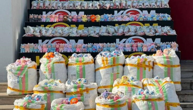 Piyasa değeri 2 milyon TL… Labubu oyuncaklar ele geçirildi!
