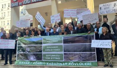 Samsun Kavak’ta taş ocağına halktan tepki: ‘Su kaynaklarımız zarar gördü’