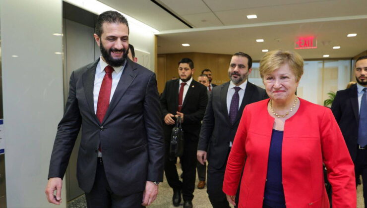 Şara’dan ekonomik açılım hamlesi: IMF Başkanı Georgieva ile görüştü