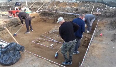 Sinop’un merkezinde antik Nekropol alanı ortaya çıktı: İnşaat faaliyetleri durduruldu!