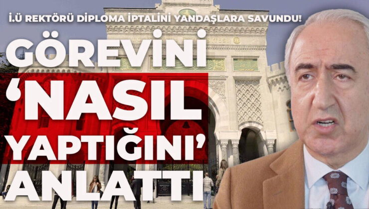 Skandallarla gündeme gelen İÜ Rektörü Osman Bülent Zülfikar, İmamoğlu’nun diplomasının iptalini böyle savundu