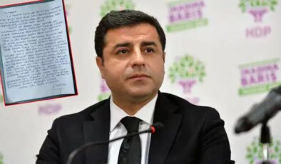 Son Dakika… Bülent Arınç’ın açıklamaları gündem olmuştu: Selahattin Demirtaş’tan mektup: ‘İyi niyetle dahi olsa…’